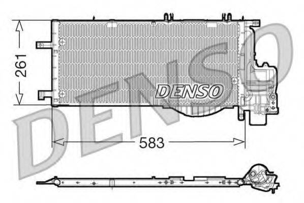 DENSO DCN20022 Конденсатор, кондиционер