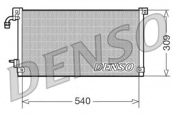 DENSO DCN21004 Конденсатор, кондиционер