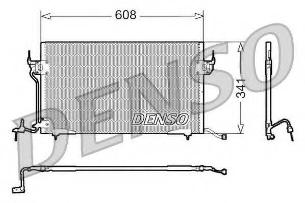 DENSO DCN21010 Конденсатор, кондиционер