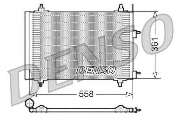 DENSO DCN21015 Конденсатор, кондиционер
