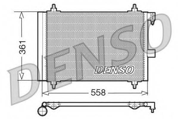 DENSO DCN21025 Конденсатор, кондиционер