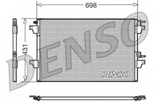 DENSO DCN23022 Конденсатор, кондиционер