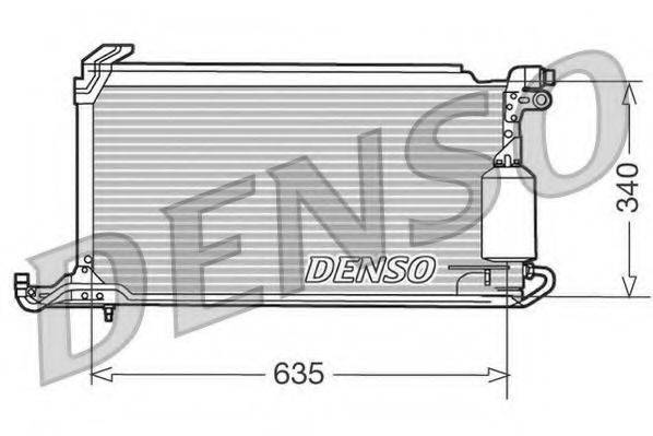DENSO DCN32010 Конденсатор, кондиціонер