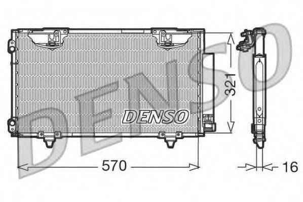 DENSO DCN50010 Конденсатор, кондиционер