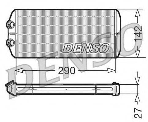 DENSO DRR07005 Теплообменник, отопление салона