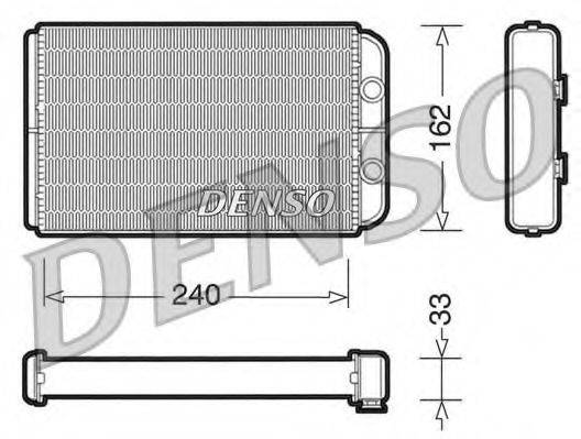 Теплообменник, отопление салона DENSO DRR13010