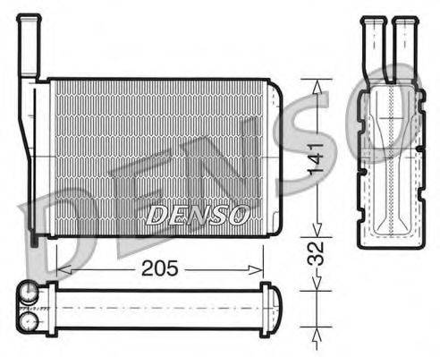 DENSO DRR23010 Теплообменник, отопление салона