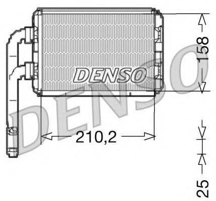 DENSO DRR23016 Теплообменник, отопление салона