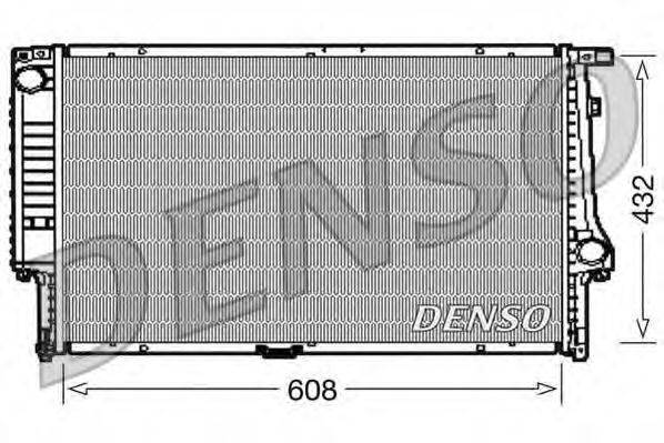 Радіатор, охолодження двигуна DENSO DRM05061