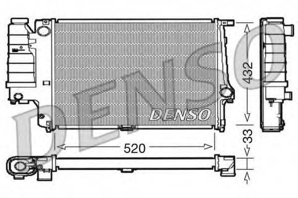 DENSO DRM05063 Радіатор, охолодження двигуна