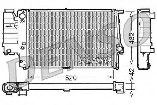 DENSO DRM05065 Радиатор, охлаждение двигателя