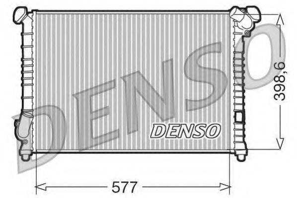 Радіатор, охолодження двигуна DENSO DRM05102
