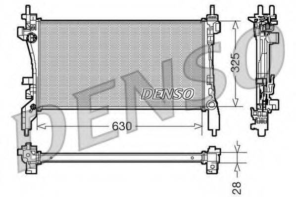 DENSO DRM07041 Радиатор, охлаждение двигателя