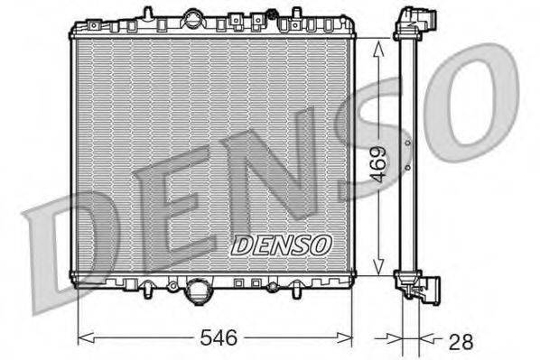 DENSO DRM07061 Радіатор, охолодження двигуна