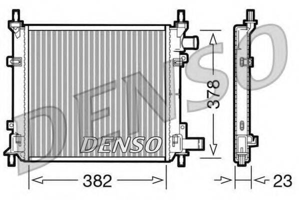 DENSO DRM10060 Радиатор, охлаждение двигателя