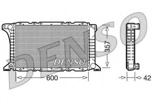DENSO DRM10090 Радіатор, охолодження двигуна