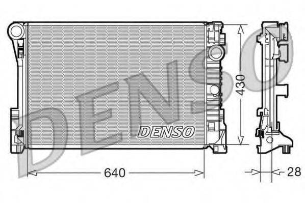DENSO DRM17110 Радиатор, охлаждение двигателя