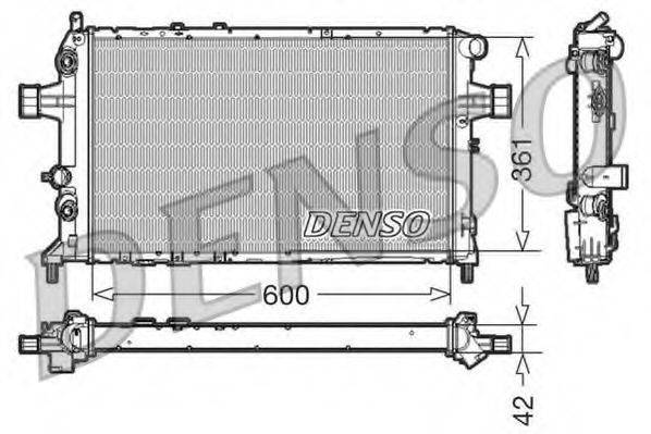 DENSO DRM20016 Радіатор, охолодження двигуна