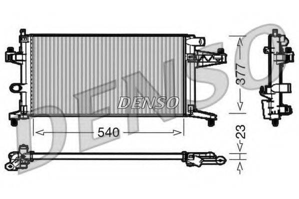 DENSO DRM20038 Радиатор, охлаждение двигателя
