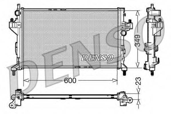 DENSO DRM20045 Радіатор, охолодження двигуна