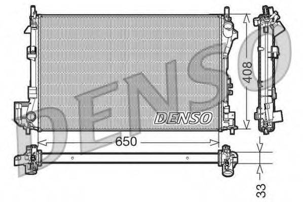 DENSO DRM20087 Радиатор, охлаждение двигателя