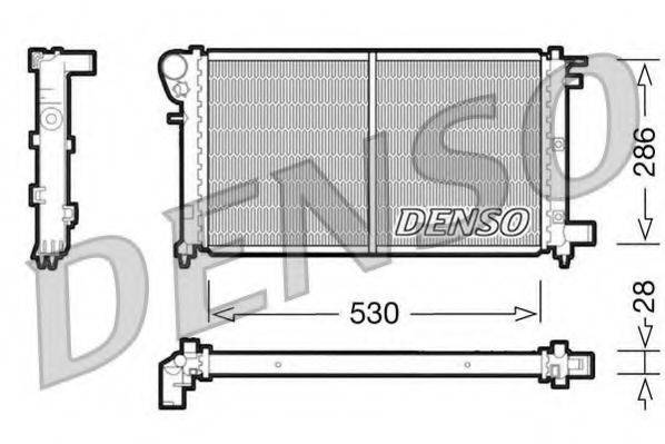 DENSO DRM21002 Радиатор, охлаждение двигателя