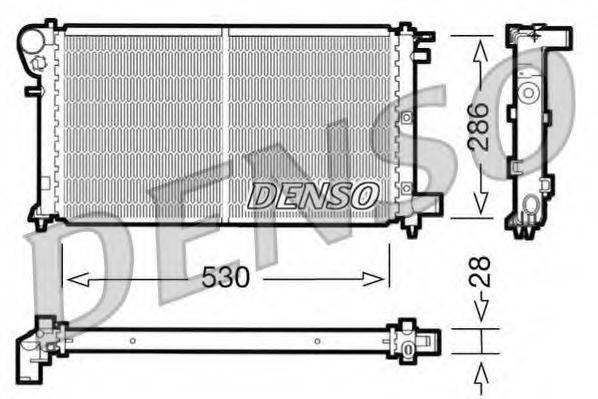 DENSO DRM21004 Радиатор, охлаждение двигателя