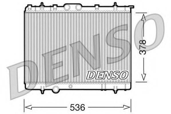 Радиатор, охлаждение двигателя DENSO DRM21030