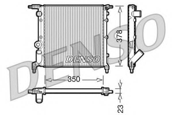 DENSO DRM23005 Радиатор, охлаждение двигателя