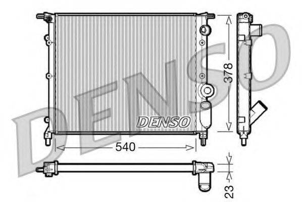 DENSO DRM23028 Радиатор, охлаждение двигателя