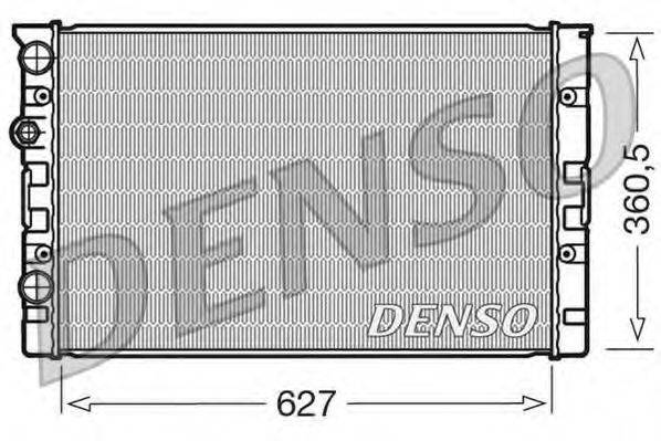 Радіатор, охолодження двигуна DENSO DRM26006