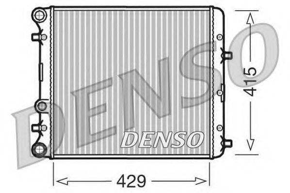 Радиатор, охлаждение двигателя DENSO DRM27002
