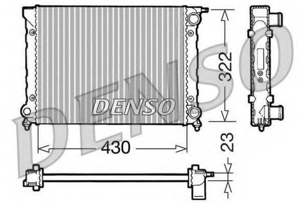 DENSO DRM32004 Радиатор, охлаждение двигателя
