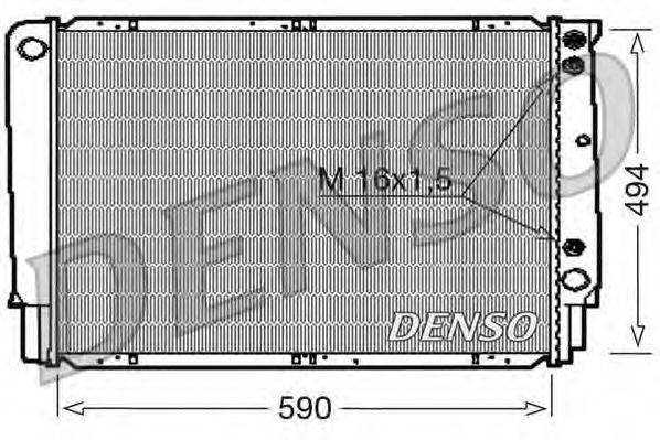 DENSO DRM33053 Радиатор, охлаждение двигателя