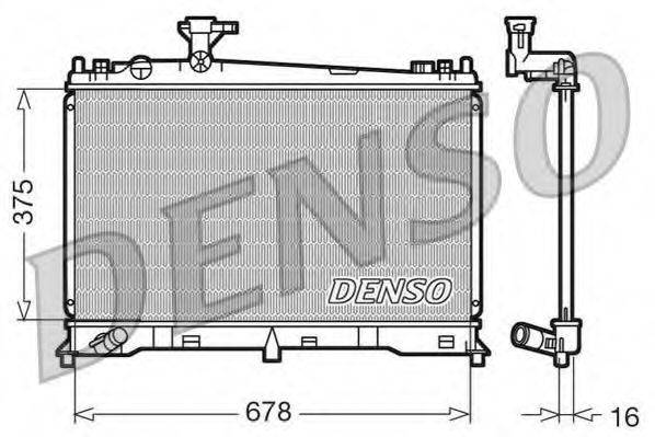 DENSO DRM44010 Радиатор, охлаждение двигателя