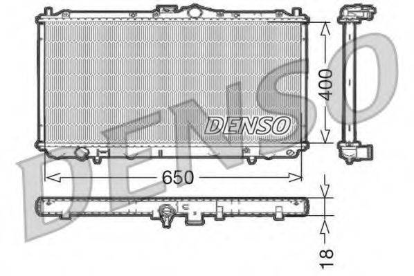 DENSO DRM45010 Радиатор, охлаждение двигателя