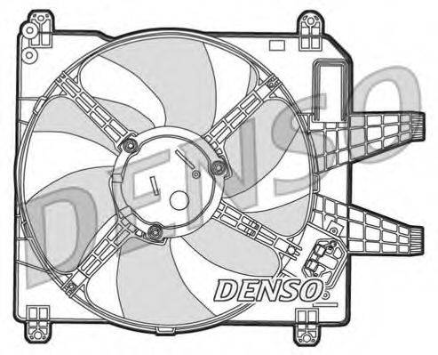Вентилятор, охолодження двигуна DENSO DER09004