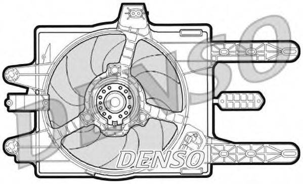 Вентилятор, охлаждение двигателя DENSO DER09030