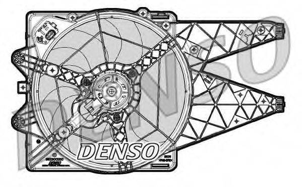 Вентилятор, охолодження двигуна DENSO DER09066