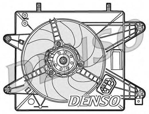DENSO DER09088 Вентилятор, охлаждение двигателя