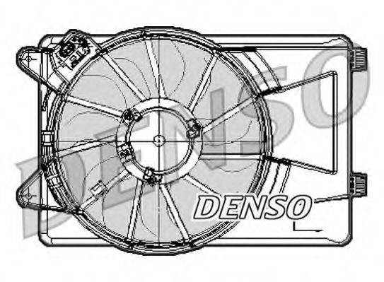 Вентилятор, охолодження двигуна DENSO DER09301