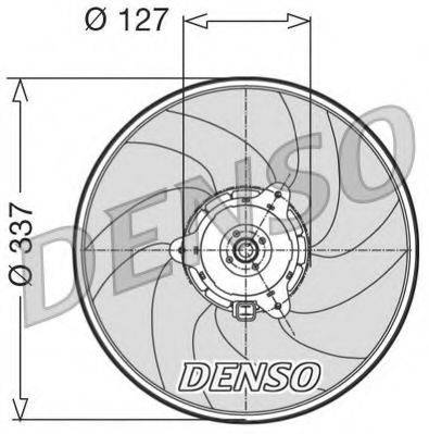 DENSO DER21004 Вентилятор, охлаждение двигателя