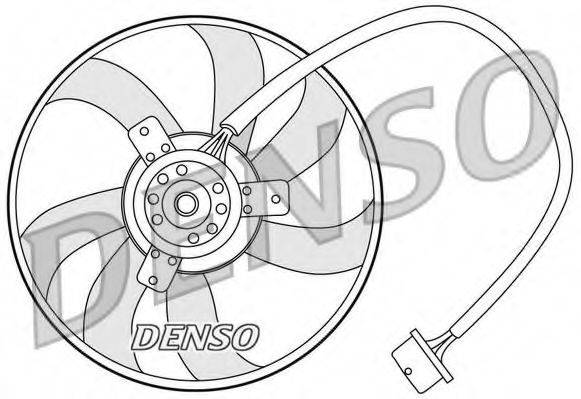 Вентилятор, охолодження двигуна DENSO DER32003
