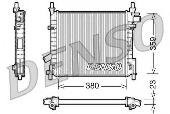 DENSO DRM10062 Радіатор, охолодження двигуна