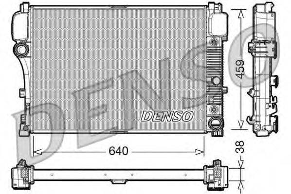 DENSO DRM17008 Радіатор, охолодження двигуна