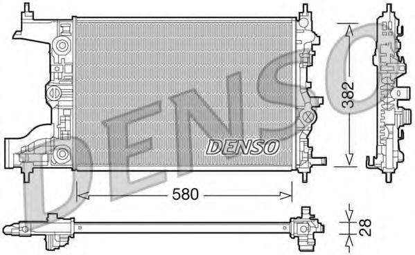 DENSO DRM20097 Радиатор, охлаждение двигателя