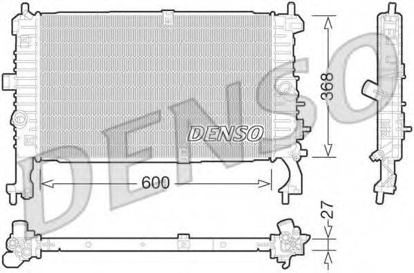 DENSO DRM20106 Радиатор, охлаждение двигателя