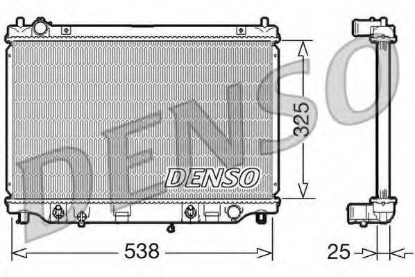 DENSO DRM44014 Радіатор, охолодження двигуна