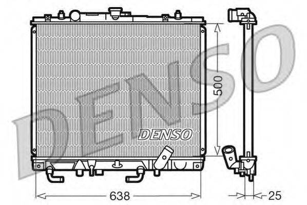 DENSO DRM45016 Радиатор, охлаждение двигателя