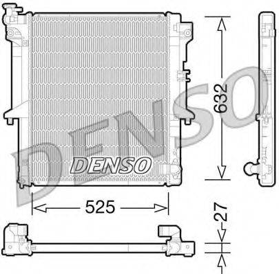 DENSO DRM45034 Радиатор, охлаждение двигателя